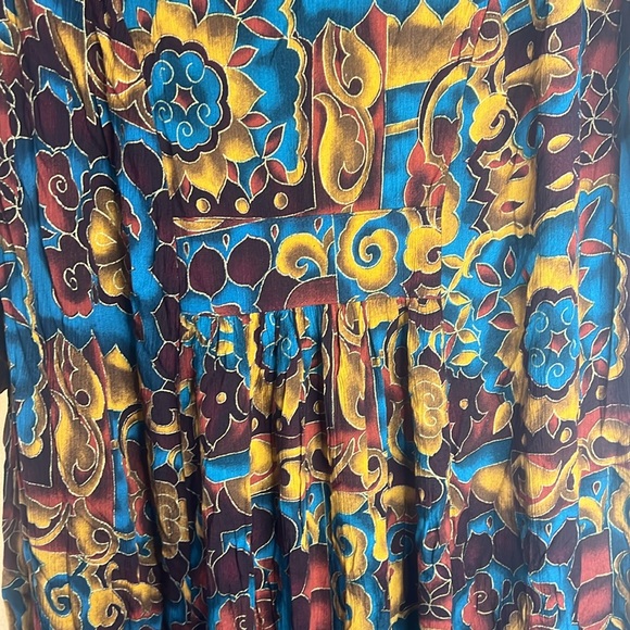 Beautiful Deep Hues Maxi Dress - Picture 3 of 6